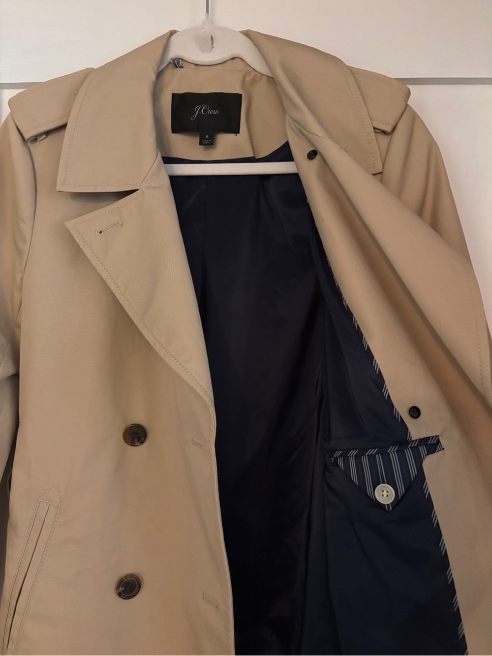 J. Crew Women’s Beige Trench Coat